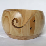 Organisateur de laine en bois fait à la main