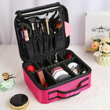 Trousse de Maquillage avec Compartiment Ajustable