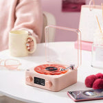 Veilleuse Retro Vinyl Player Enceinte Bluetooth