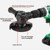 Convertisseur de perceuse en meuleuse d'angle