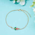 Ensemble de bijoux fleur de tulipe douce