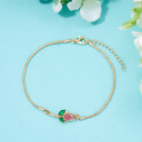 Ensemble de bijoux fleur de tulipe douce