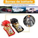 Connecteur de batterie à manchon avec capuchon en plastique de sécurité