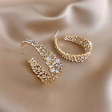 Boucles d'oreilles strass personnalisées