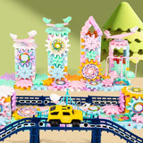 Jouets de rotation à engrenage en bloc