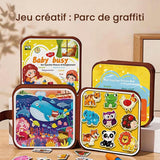 Livres de dessin magiques réutilisables pour enfants