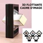 Cadre flottant 3D noir (10 PCS)