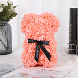 fleur cadeau ours rose