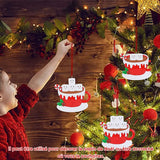 Pendentif chaussettes de Noël Noms de famille personnalisés (sans lettres) - Bricoler soi-même