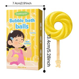 Bombe de bain « Sucette magique »