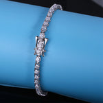 Bracelet en zirconium super brillant