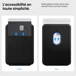 Portefeuille magnétique pour cartes de téléphone portable