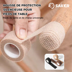 Pieds de table antidérapants silencieux