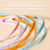 Lunettes de natation à grande monture pour enfants