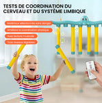 Jeu de réaction et d'adresse « Attrape le bâton de la pieuvre »