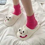 Chaussons pour chiens avec grands yeux