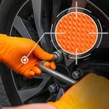 Gants en nitrile orange(50pcs)