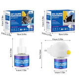 Ensemble diffuseur de phéromones apaisantes pour animaux (versions chat et chien)