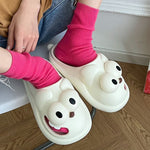 Chaussons pour chiens avec grands yeux
