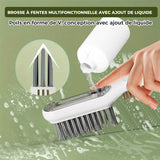 Brosse à récurer liquide 2 en 1