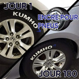 Stylo de peinture pour pneus imperméable à l'eau