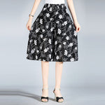 Jupe-culotte à jambes larges pour femmes style vintage