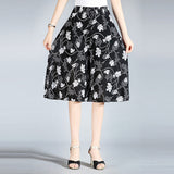 Jupe-culotte à jambes larges pour femmes style vintage