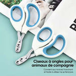 Coupe-ongles pour animaux de compagnie à double trou