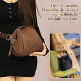 Sac en peau de vache de grande capacité👜