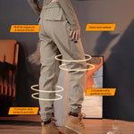 Pantalon de travail multi-poches à cordon de serrage
