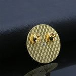Broche en forme de roue tournante