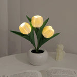 Lampe de table LED de Tulip Veilleuse Fleurie