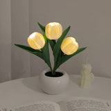 Lampe de table LED de Tulip Veilleuse Fleurie