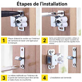 Fermetures de la porte de l'armoire