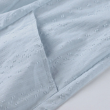 Robe chemise unie avec poche