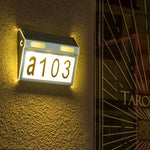 Lumière de porte solaire