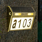 Lumière de porte solaire