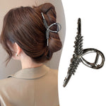 Barrette Métallique en Forme d'Oreille de Blé