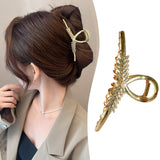 Barrette Métallique en Forme d'Oreille de Blé