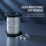 Câble en acier inoxydable 304