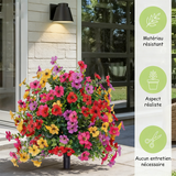 Violette artificielle pour le jardin, l'intérieur et la décoration d'intérieur