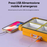 Lumière extérieure solaire portative