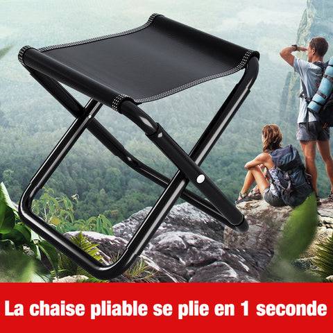 Tabouret pliant de pêche portatif extérieur
