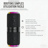 Enceinte Bluetooth magnétique séparable 2 en 1