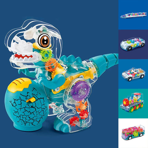 Jouets de voiture conceptuelle à roues dentées