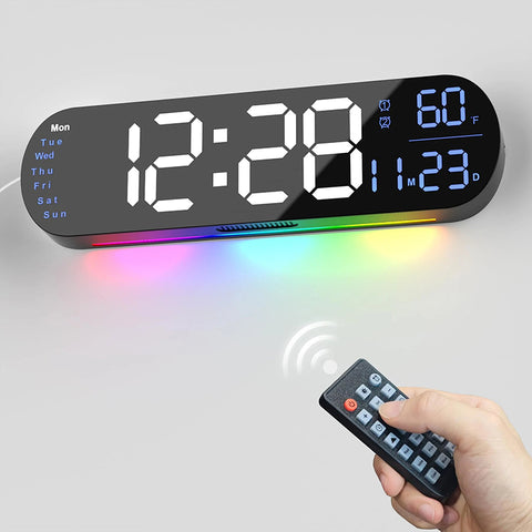 Horloge LED multifonctions