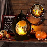 Lanterne Bougie LED Halloween Vintage