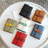 Portefeuille court coloré