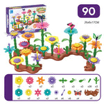 Jouets de construction du jardin de fleurs