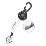 Porte-clés rétractable robuste